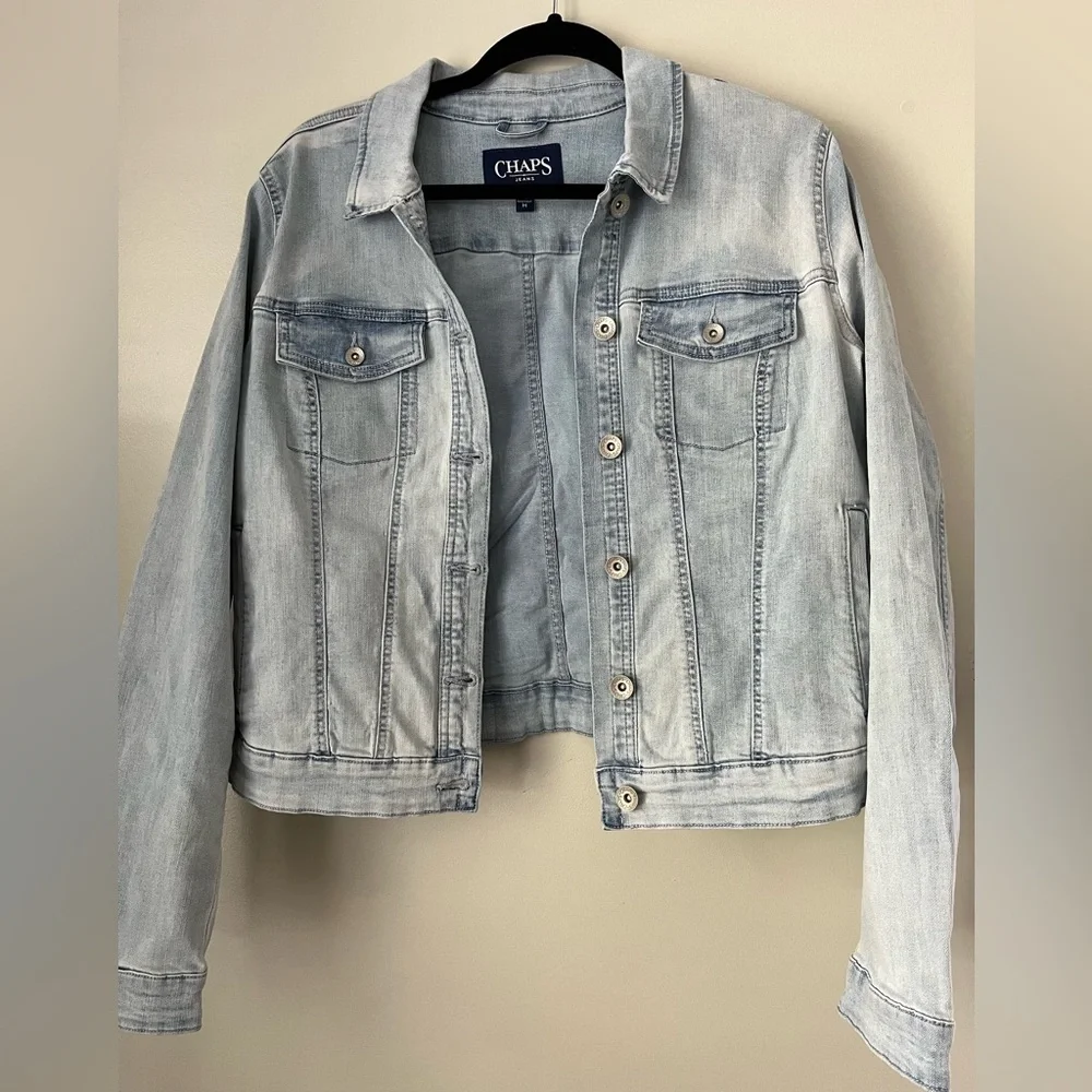 Chaps Jean Jacket - Picture 1 of 6